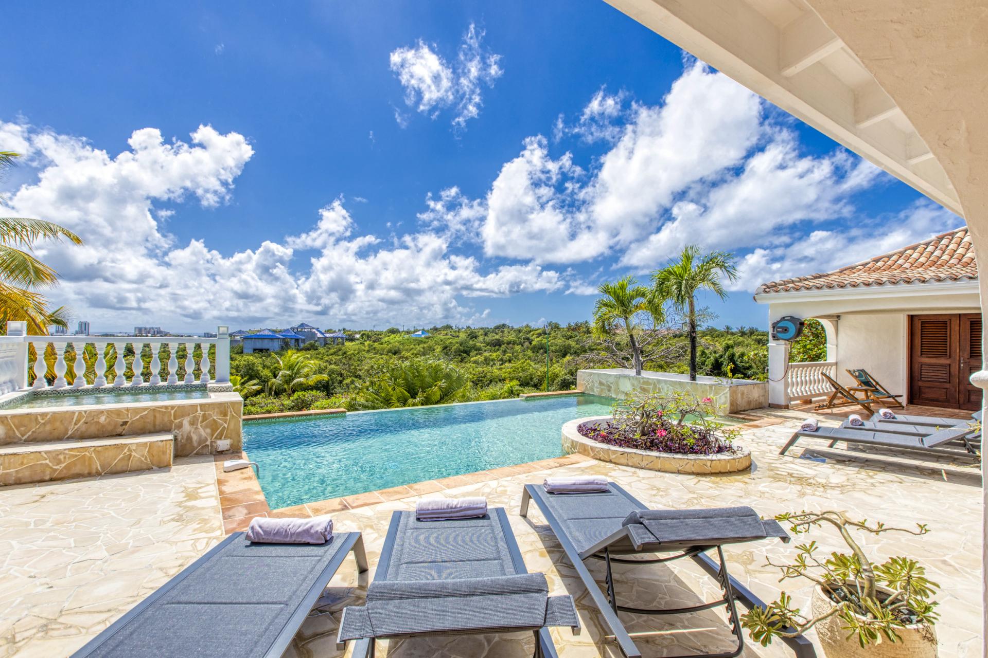 1 Location villa Terres Basses Saint Martin_piscine